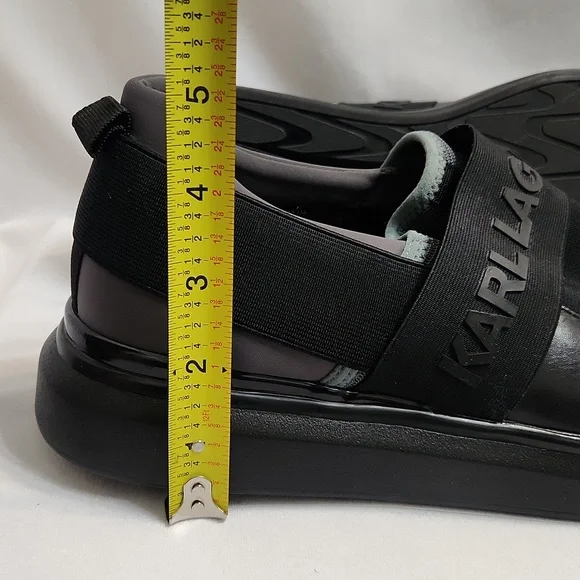 Karl Lagerfeld Paris Logo Slip-on Shoes (M Size 9) - Picture 13 of 16